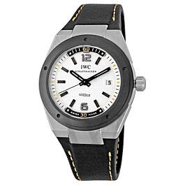 Men's Ingenieur Climate Action Soft Fabric White Dial Watch